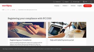 Registering your compliance with PCI DSS | Worldpay