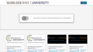 Courses | WorldQuant University