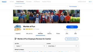Worlds of Fun Cashier Employee Reviews | Indeed.com