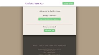 LittleArmenia Singles login - Sign in to littlearmenia.worldsingles.com