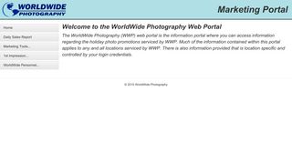 World Wide Photography Marketing Portal