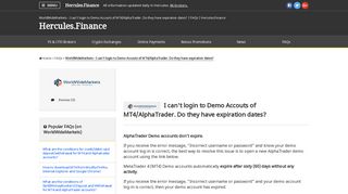 WorldWideMarkets – I can't login to Demo Accouts of MT4 ...