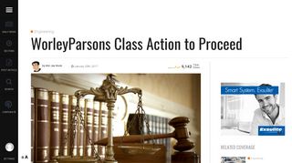 WorleyParsons Class Action to Proceed - Sourceable.net