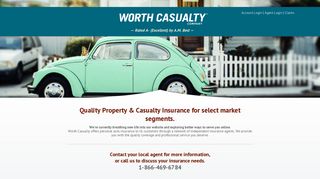 Worth Casualty Company - Because you're Worth it!
