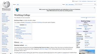 Worthing College - Wikipedia