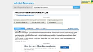 worthingtonamped.com at WI. Worthington Amped - Website Informer