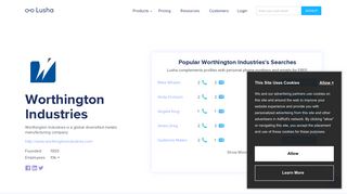 Worthington Industries - Email Address Format & Contact Phone Number