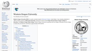 Western Oregon University - Wikipedia
