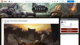 Bfa Login Screen without interface [spoiler] : wow - Reddit
