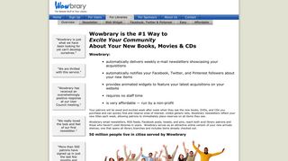 Wowbrary for Libraries