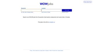 WowJobs: Job Search Engine