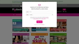 Pigsback.com: Save up to 55% on hotels, restaurants, and spas