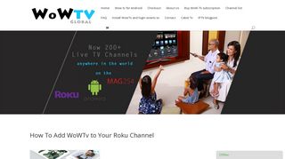 Install WowTv and login wowtv.sx - WOW TV Global