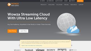 Wowza Live Streaming Software - Best Cloud Platform for Live Media