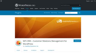 WP-CRM – Customer Relations Management for WordPress ...