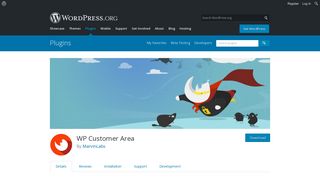 WP Customer Area | WordPress.org