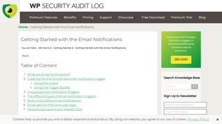 Getting Started with Email Notifications | WP Security Audit Log