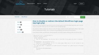 How to disable or redirect the default WordPress login page (wp-login ...