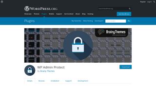 WP Admin Protect | WordPress.org