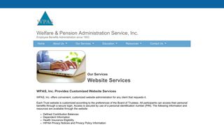 Website Services | WPAS, Inc.