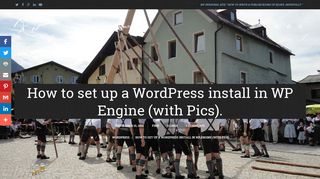 How to set up a WordPress install in WP Engine (with Pics). - Search ...