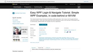 LoginControl.xaml - Easy WPF Login & Navigate Tutorial. Simple WPF ...