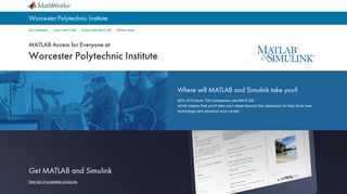 Worcester Polytechnic Institute - MATLAB Access for Everyone ...