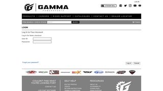 Login - Gamma Powersports
