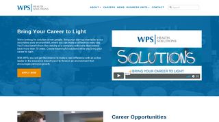 Careers | WPS Health Solutions