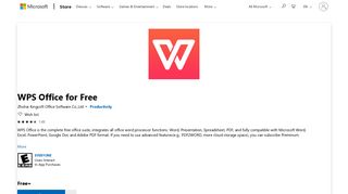 Get WPS Office for Free - Microsoft Store