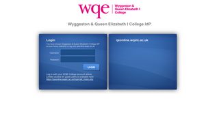 Wyggeston & Queen Elizabeth I College IdP