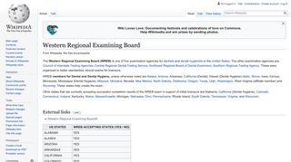 Western Regional Examining Board - Wikipedia