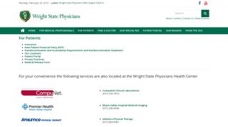 For Patients – Wright State Physicians