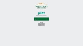 Pilot - Wright State's Learning Management System Online Courses