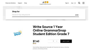 Order Write Source 1 Year Online GrammarSnap Student Edition ...
