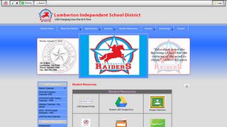 Student Resources • Page - Lumberton ISD