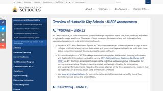 Overview of Huntsville City Schools - ALSDE Assessments | Huntsville ...