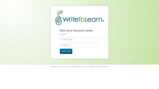 Write to Learn Teacher Login