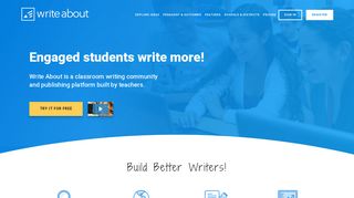 Write About - Classroom writing community and publishing platform ...