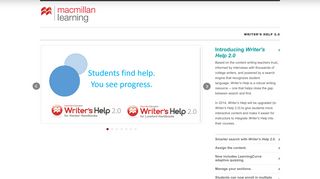 Writer's Help 2.0 - Macmillan Learning