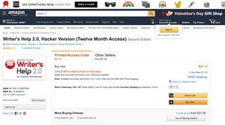 Amazon.com: Writer's Help 2.0, Hacker Version (Twelve Month ...