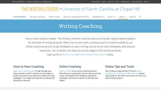 Writing Coaching - The Writing Center