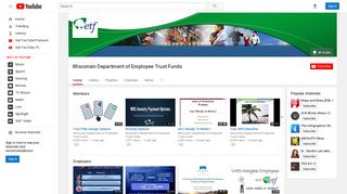Wisconsin Department of Employee Trust Funds - YouTube