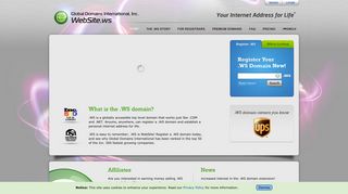 WebSite.ws – Your Internet Address for Life