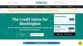 WSECU: The Credit Union for Washington