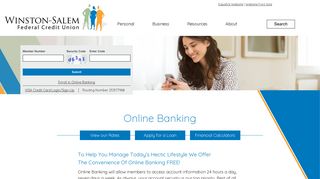 Online Banking - Winston Salem FCU