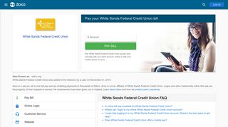 White Sands Federal Credit Union: Login, Bill Pay, Customer Service ...