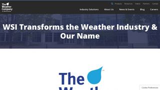 WSI is now The Weather Company, an IBM Business