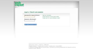 Log in / Ouvrir une session - WSIB eServices - Log In / Services en ...