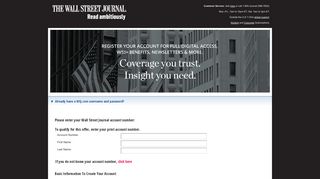 Subscriber Agreement - Wall Street Journal
